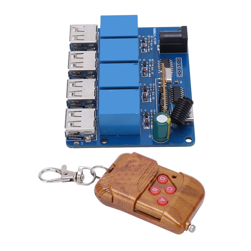 Power Supply Module 4 Channel 5V DC DC2.1 Type C