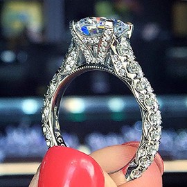 CZCLMLT Exquisite quality 925 sterling silver ladies wedding ring fashion zircon ring jewelry (8)