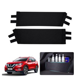 Frencstr Rear Trunk Organizer Side Divider Sticker fit for 2014-2020 Nissan Rogue Trunk Side Storage Baffle Partition Board for Rogue Accessories 2PCS