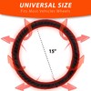ZONETECH Car Heated Steering Wheel Cover 12V - Vehicle Hand