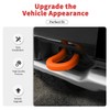 SQQP Front Bumper Tow Hook Rubber Covers Protectors Fit for