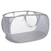 Durable Collapsible Laundry Baskets, Mesh Pop Up Laundry Hamper with