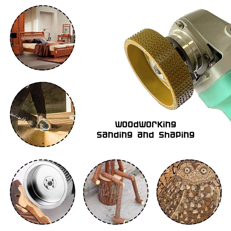 Wood Grinding Carving Tungsten Carbide Angle Grinding Disc for Woodworking