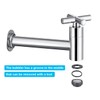 Tondiy Wall Mounted Cold Water Tap Brass Cold Water Tap
