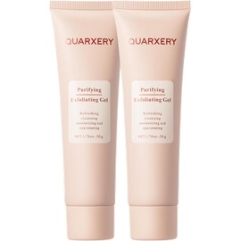 QUARXERY Gel Exfoliante Facial Limpiador con Nicotinamida - Gel Limpiador Facial Piel Grasa Exfoliante, Skin Care Purificante Profundo Reduce Poros para Piel Grasa, Seca y Mixta