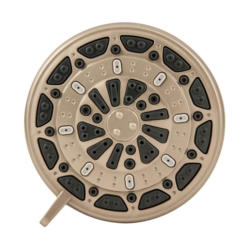 Waxman Serene 4" Fixed Shower Head with 6 Spray Settings,