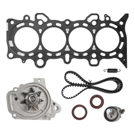 Zoncar Timing Belt Kits Automotive Replacement, Timing Belt Kit Hydraulic Tensioner Water Pump Compatible with Civic 2001-2005 1.7L