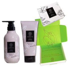 Maifa Products Gift Set I Damage Care Shampoo, Moisture Repair, Hair Mask, 2 Piece Set, Damage Repair, Moisturizing, Herbal Flower Scent, Gift Boxed