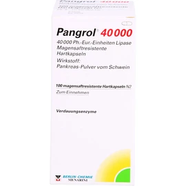 PANGROL 40,000 hard cps with gastric juice coating fur pack of 100
