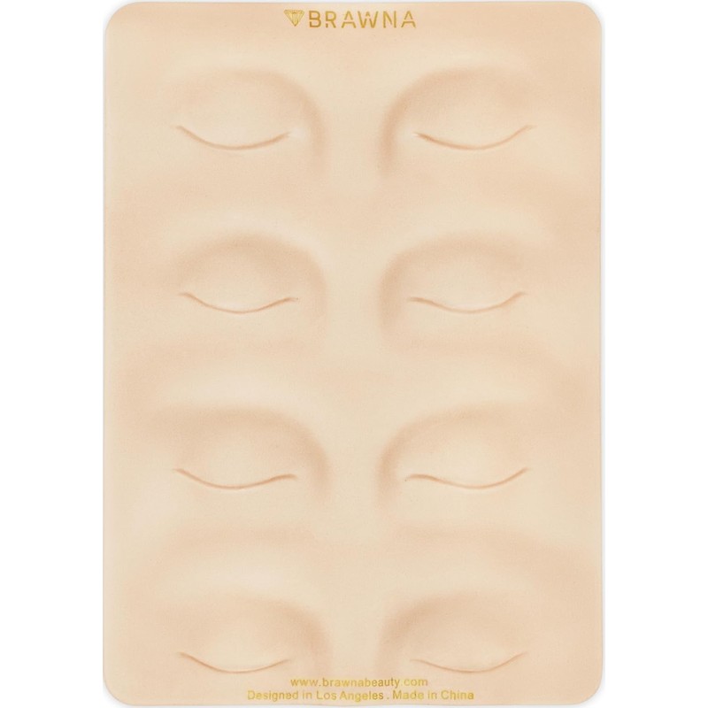 BRAWNA Piel de Práctica 3D para Cejas y Delineador para