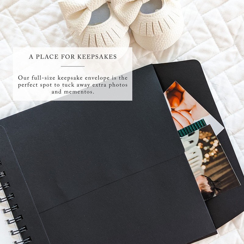 Pregnancy Journal: Welcoming Our Little One, A simple black and
