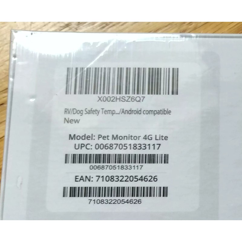 Waggle PET MONITOR 4G LITE Real Time Monitor - Alerts