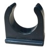 20mm Black PVC U Clip Conduit Push in Saddle -