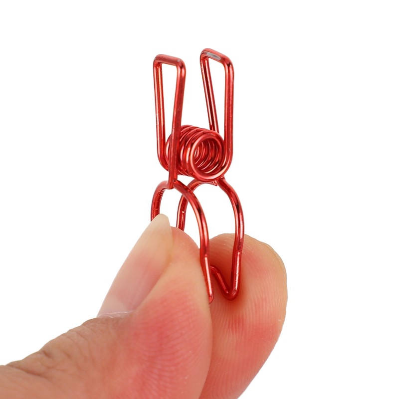 100Pcs Kitten Binder Clips Cute Animal Style Strong Clamping Hollow