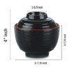 Japanese Melamine 味噌湯ボウル Miso Soup Rice Bowls With Lid (B11894)