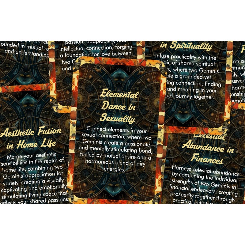 Ibiza Tarot Gemini and Gemini - Zodiac Compatibility - Divination