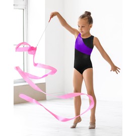 XiaoMoSha Leotards for Girls Gymnastics 5t 6t Sparkly Sleeveless Tight Sequins Bodysuits Athletic Shorts One Piece Tumbing Sportwear for Kids,BlackPurple 130(5-6Y)