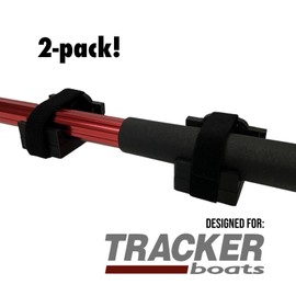 Angler's 3D Outpost Tracker Boats Versatrack Net, Push Pole, or Transducer Pole Holder - Galvanized