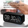 Barook Wireless Bluetooth Speaker with Alarm Clock Stereo Bass USB/TF