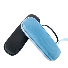 AYNKH 2 PCS Hard Shell Vinyl Pencil Case, Drop Proof Pencils Cases, Multifunctional Stationery Case, Black Blue Pencil Cases, Premium Pen Organiser, Office Study Stationery, Classic Colour