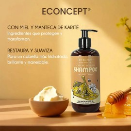 Shampoo Econcept Miel Y Manteca De Karité 500ml
