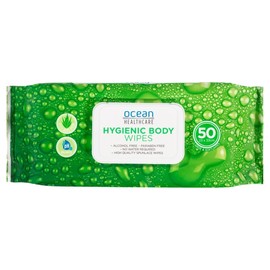 Ocean Healthcare Hygienic Body Wipes X 50