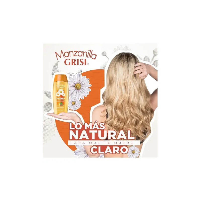 Grisi Manzanilla Hidratación Shampoo Ricino 400ml