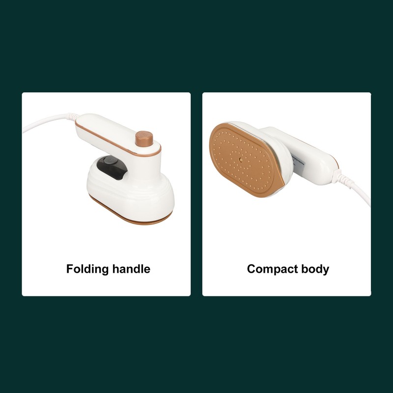 Mini Ironing Machine Rotatable Folding Handle Thermostat Portable Handheld Steam