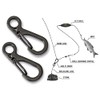 Black Cat Multi Snap – 2 Hooks for Catfish Fishing,
