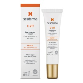 Crema Contorno De Ojos C-vit Vitamina C, 15 Ml, Sesderma Tipo de piel Todo tipo de piel Volumen de la unidad 15 mL