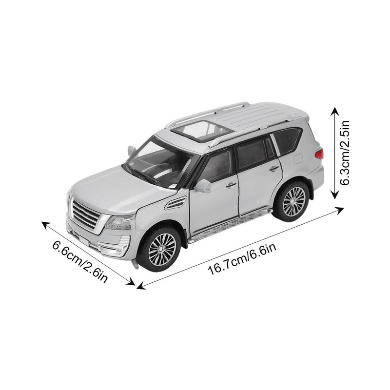 1/32 SUV Car Model Alloy Diecast Pull Back Vehicle Toys