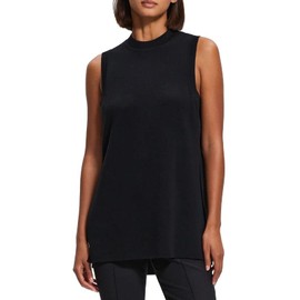 Theory Womens Combo Tunic Pullover Sweater, Black, Medium US