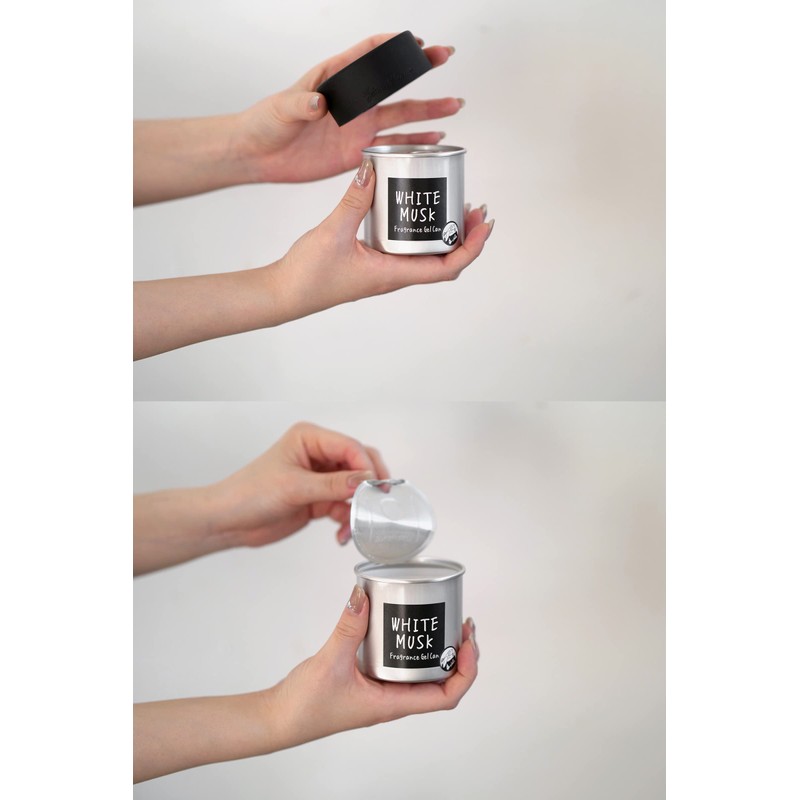 John's Blend Fragrance Gel 85 g - White Musk Scent