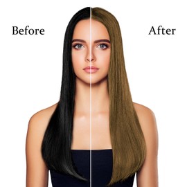 lymznus Instant Light Brown Hair Dye Shampoo 3 in 1, Herbal Coffee Hair Color Shampoo For Men Women, Long lasting & Easy to Apply Light Brown Hair Dye 17.6 Fl Oz