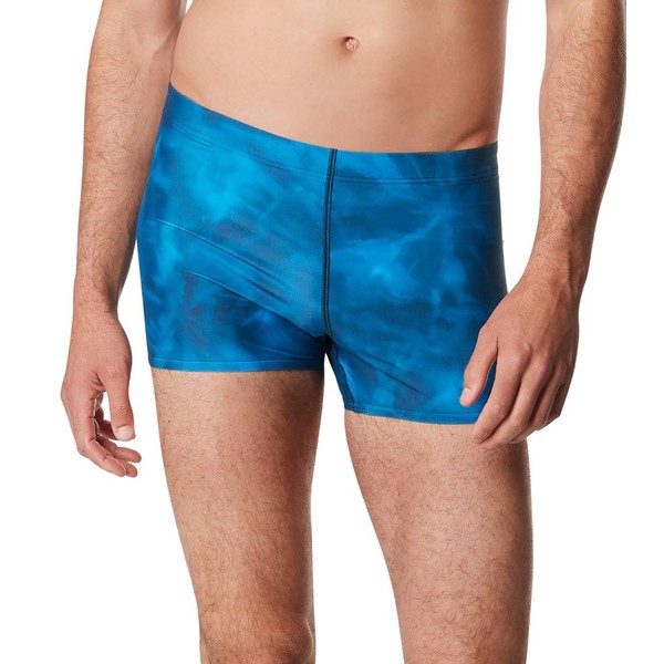 Speedo Men's Standard Swimsuit Square Leg Printed - Flare Moonlit