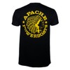 Represent'n Apache Monochromatic Logo Classic Tee | Black/Yellow 3XL
