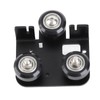 Back Support Plate Black Metal 3D Printer Extruder Back Support