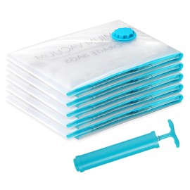 SilverRack Vacuum Bags for Clothes [Pack of 5] in 80 x 100 cm - BPA Free - Vacuum Bags for Clothes, Cushions and Jackets - Storage Vacuum Bags - Vacuum Bags