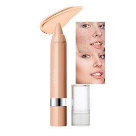 Concealer Stick Crayon, Fair Light Shade Makeup Concealer Pen for Dark Circles, Blemishes, Acne Marks, Spots and Brow Highlighting, Creamy Blendable Face Concealer Stick for Women