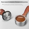 NOTSEK Coffee Tamper, Spring Loaded 54mm Tamper with Ripple Base,