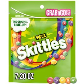 SKITTLES Sours Grab N Go, 7.2-Ounce (Pack of 1)