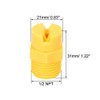 sourcing map Pack of 5 Flat Jet Nozzles PP 65