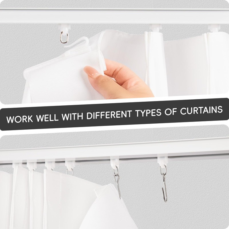 Ceiling Curtain Track, Curtain Track for Curtains, Drapes, and Room