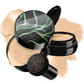 Base de maquillaje CC con cojín de aire Mushroom Head, base de maquillaje BB Cream, base de maquillaje líquida hidratante CC Cream, corrector, base de maquillaje duradera, base de maquillaje