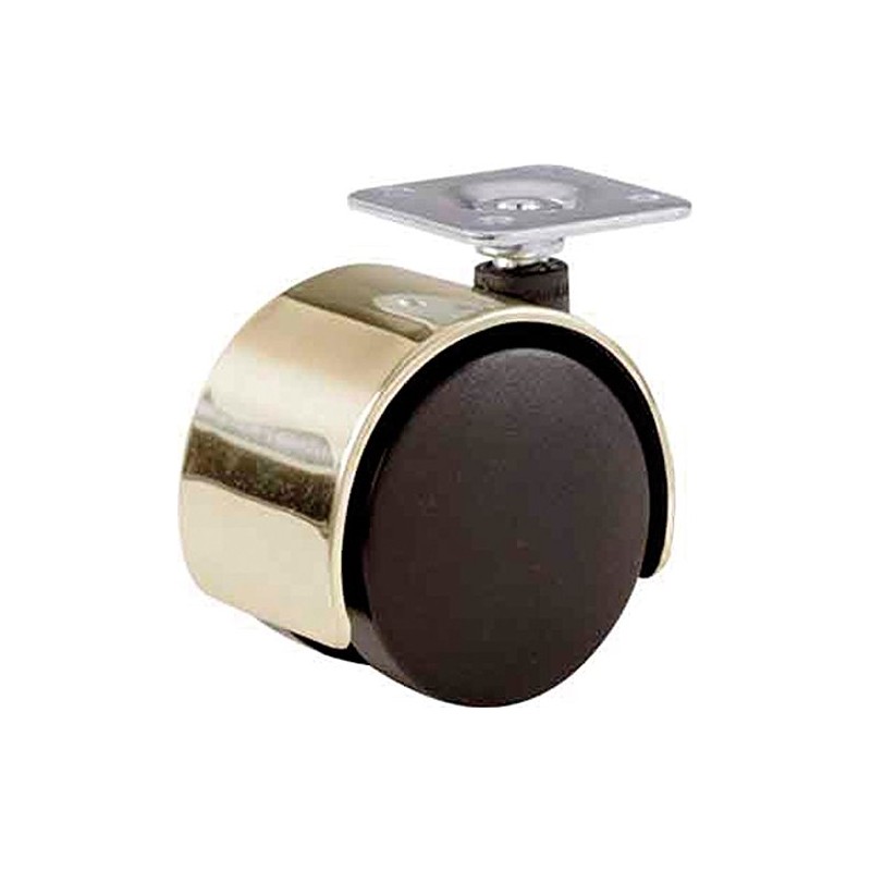 Shepherd Hardware 9725 2-Inch Office Chair Caster, Twin Wheel, 1-1/2-Inch