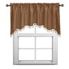Royal Hotel Bedding Soho Mushroom Swag Valance, Solid Pattern 35x30