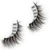 JewelryWe 3D Mink Hair False Eyelashes Black 100% Handmade Eyelashes