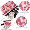 cobee Make Up Bag Cosmetic Bags Floral, Mushroom B, Make