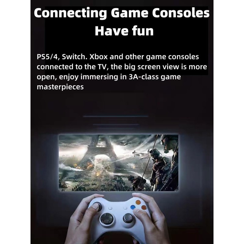 CAMKOO Mini HDMI to HDMI Adapter Cable, HD Flat Panel,