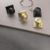 NCSEN Gold Door Knobs with Lock, Coastal Door Knobs Interior